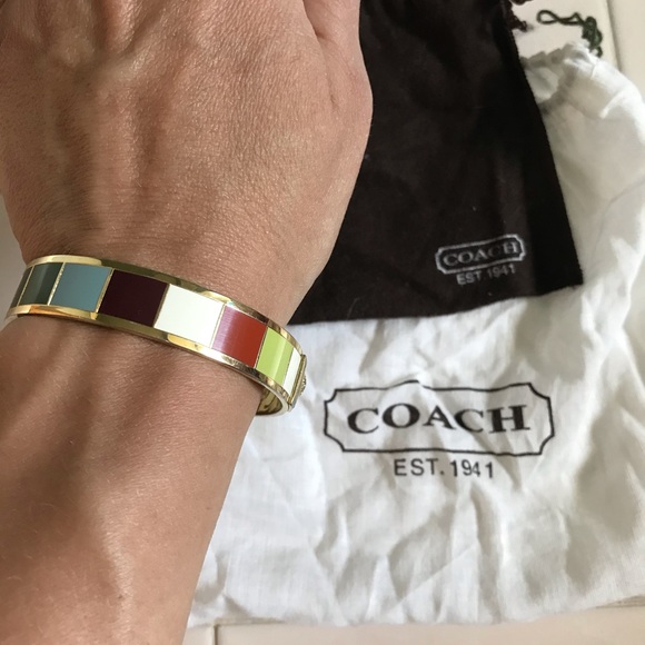 Coach Multicolored Bangle Bracelet - Picture 4 of 4